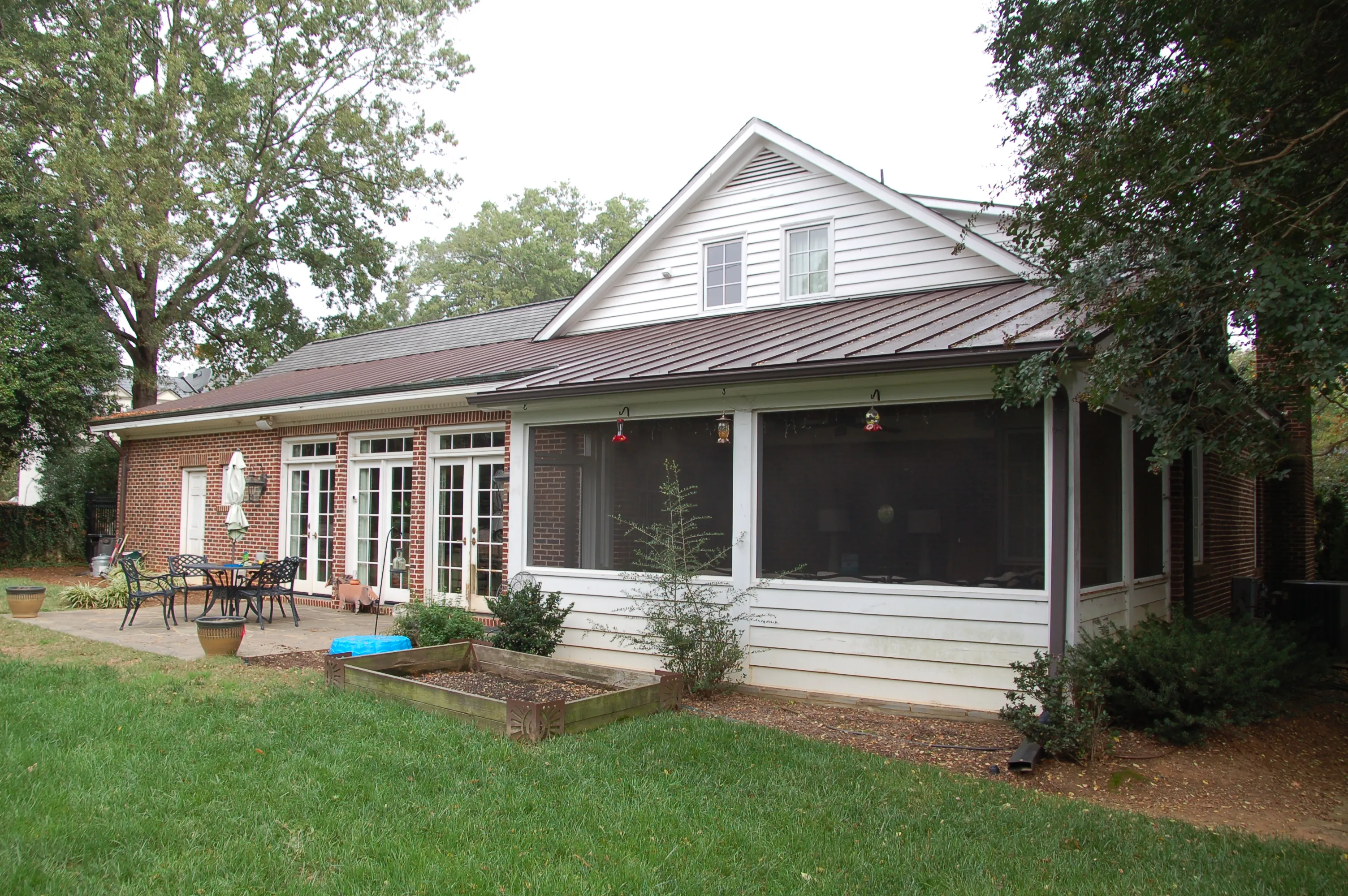 Screened Porch Before
